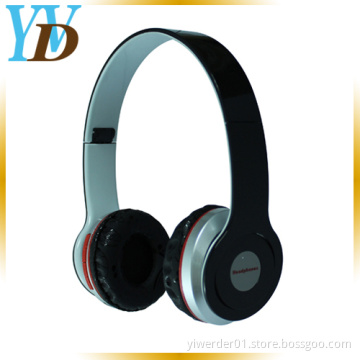 Black S450 Wireless TF/FM Folding Outdoor Sport Portable Bluetooth Headphone (YWD-T7)